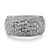 Brilliant Cut Pave Diamond Ring - Dracakis Jewellers